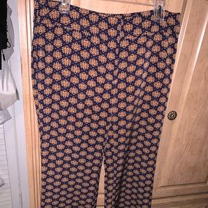 Pattern Flare Pants